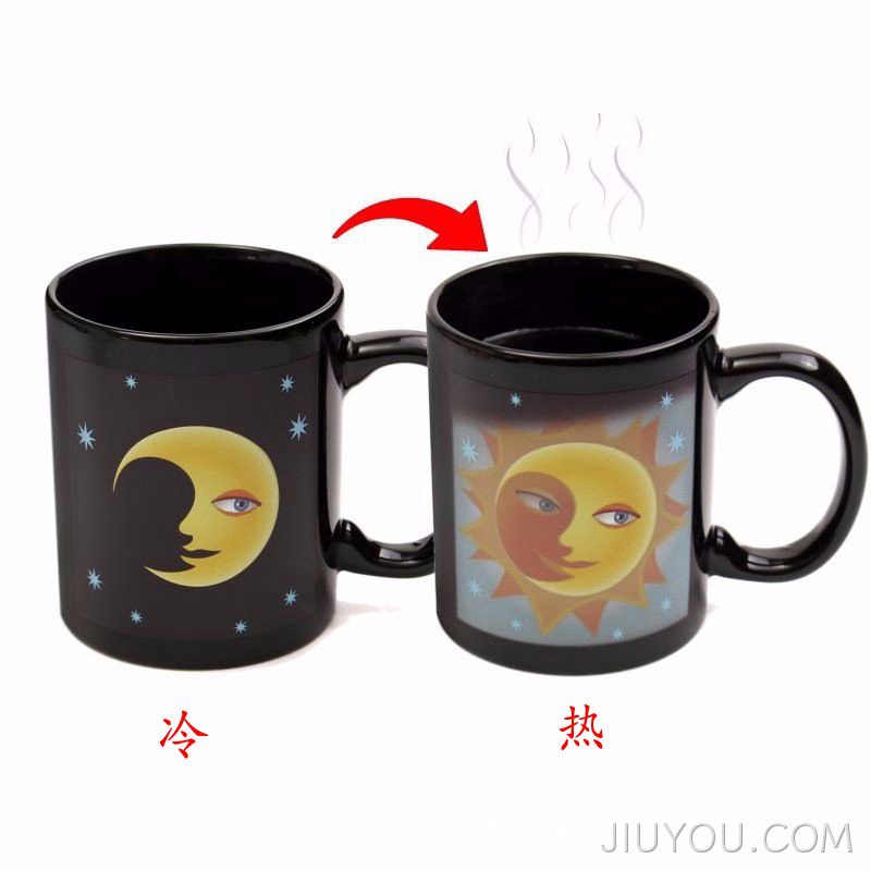 创意变色杯(温变粉效果)