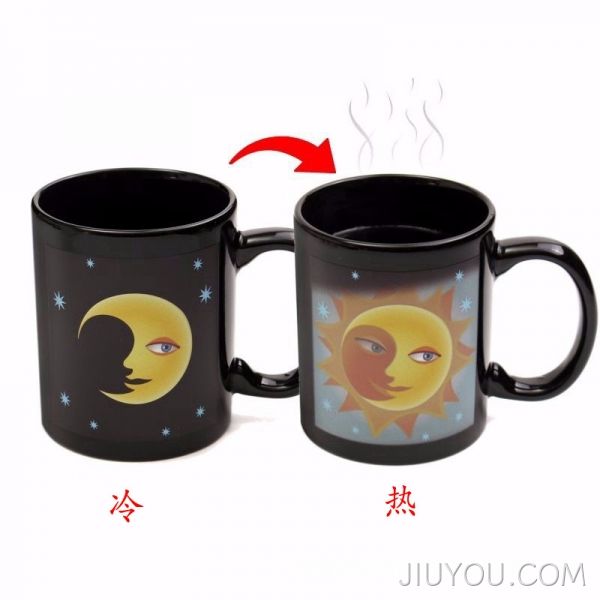 创意变色杯(温变粉效果)